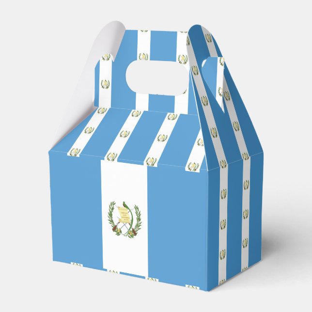 Guatemala flag  favour box (Front Side)