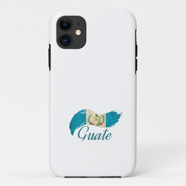 Guatemala Flag, Guate, Chapin, Orgullo Chapin Case-Mate iPhone Case (Back)