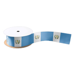 Guatemala Flag & Guatemala travel, holiday/sports Satin Ribbon