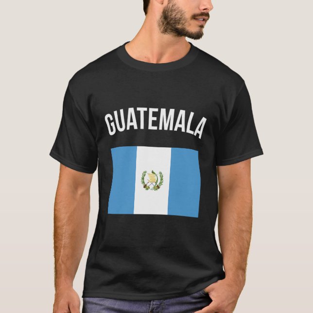 Guatemala Flag Guatemalan Hoodie Guatemala Hooded T-Shirt (Front)