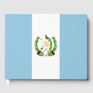 Guatemala flag guest book