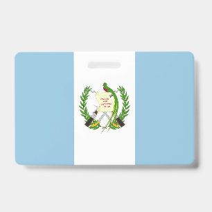 Guatemala flag ID badge