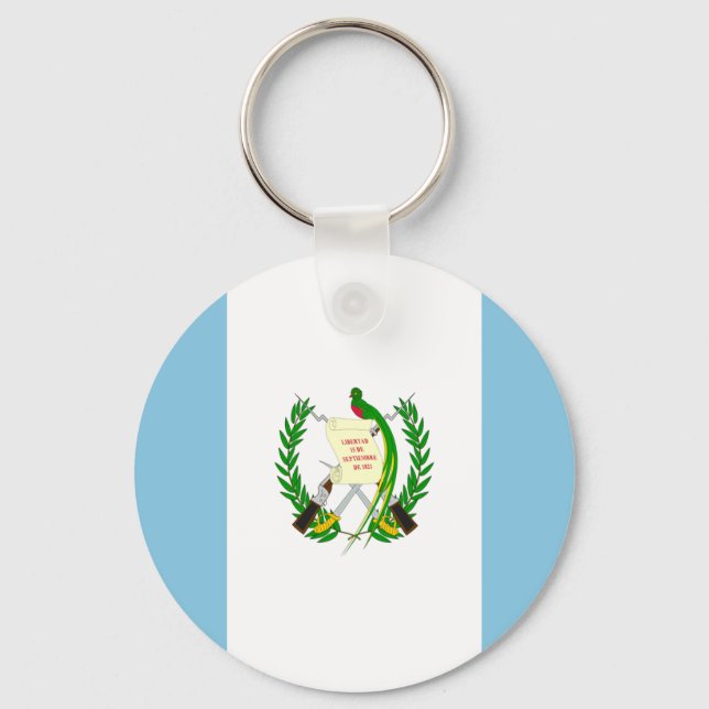 Guatemala Flag  Key Ring (Front)