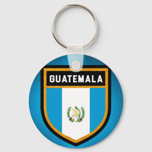Guatemala Flag Key Ring