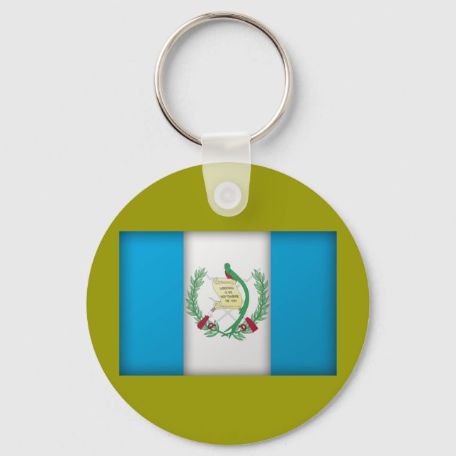 guatemala flag key ring (Front)