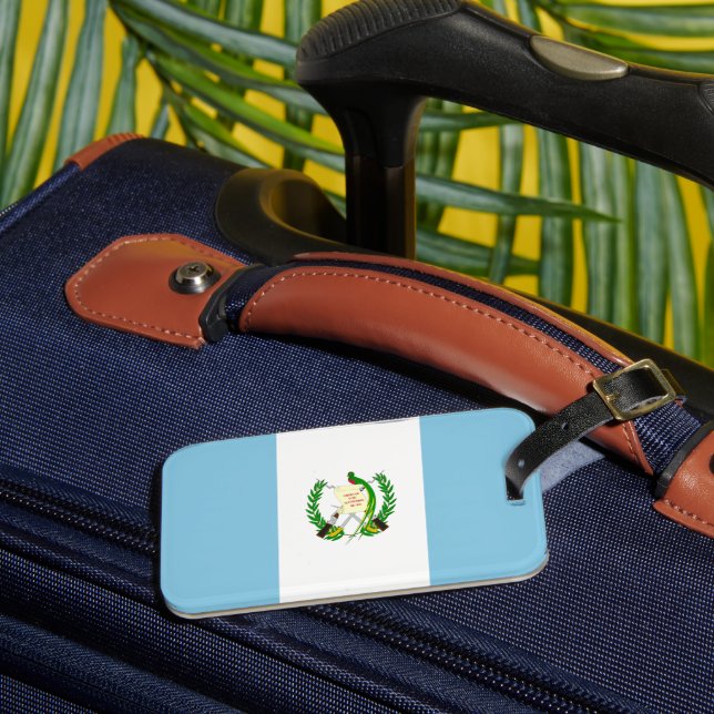 Guatemala Flag Luggage Tag (Front Insitu 3)