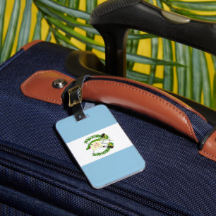 Guatemala flag luggage tag