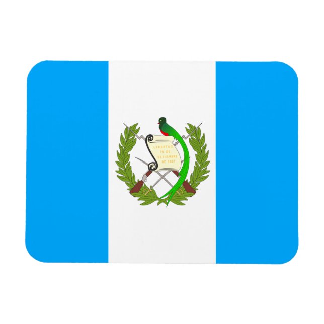 Guatemala Flag Magnet (Horizontal)