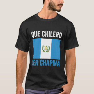 Guatemala Flag Map Women Girl Chapina Guatemalan C T-Shirt
