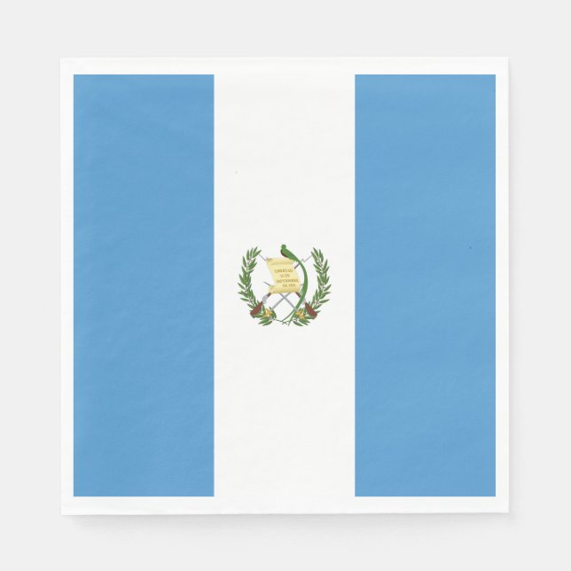 Guatemala Flag Napkin (Front)