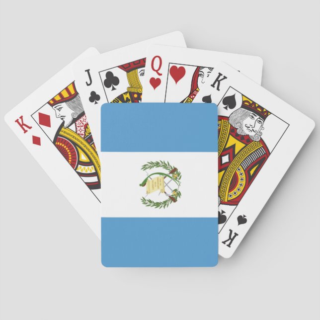 Guatemala flag  playing cards (Back)