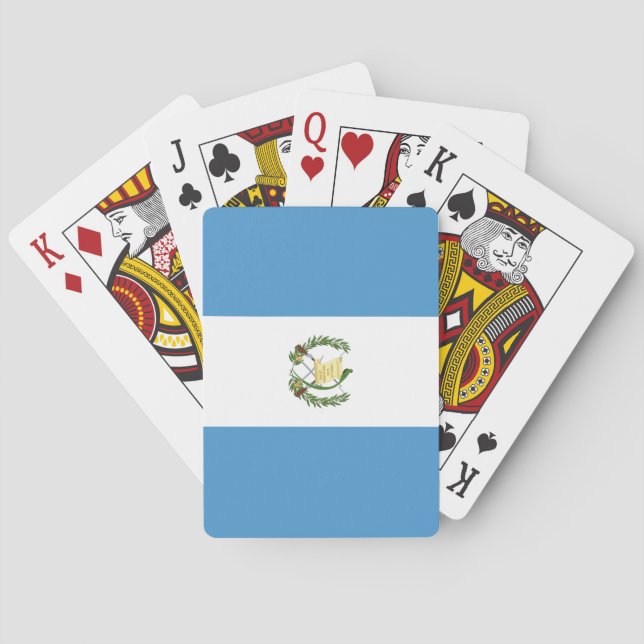 Guatemala Flag Playing Cards (Back)
