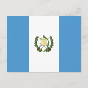Guatemala Flag Postcard