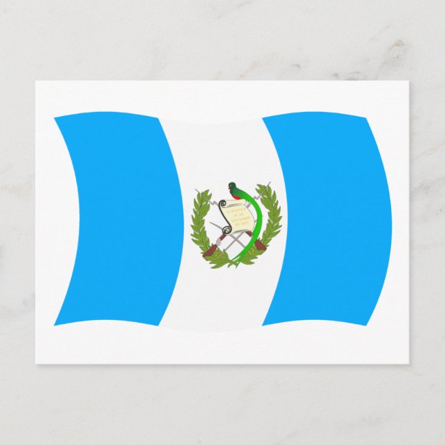 Guatemala Flag Postcard (Front)