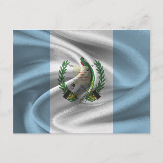 Guatemala Flag Postcard (Front)