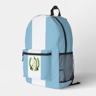 Guatemala flag printed backpack
