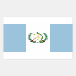 Guatemala Flag Rectangular Sticker