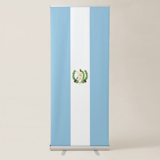 Guatemala flag retractable banner (Front)