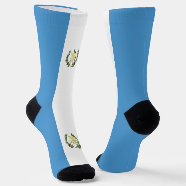 Guatemala Flag Socks (Angled)