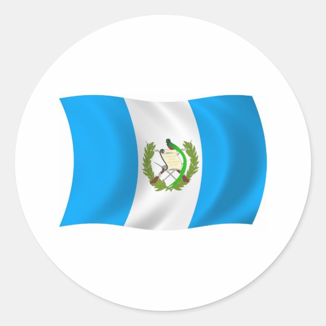 Guatemala Flag Sticker (Front)