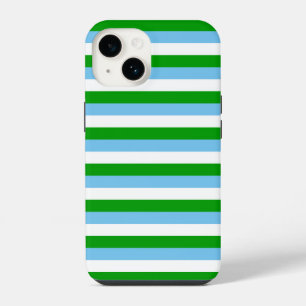 Guatemala flag stripes country symbol lines green iPhone 14 case