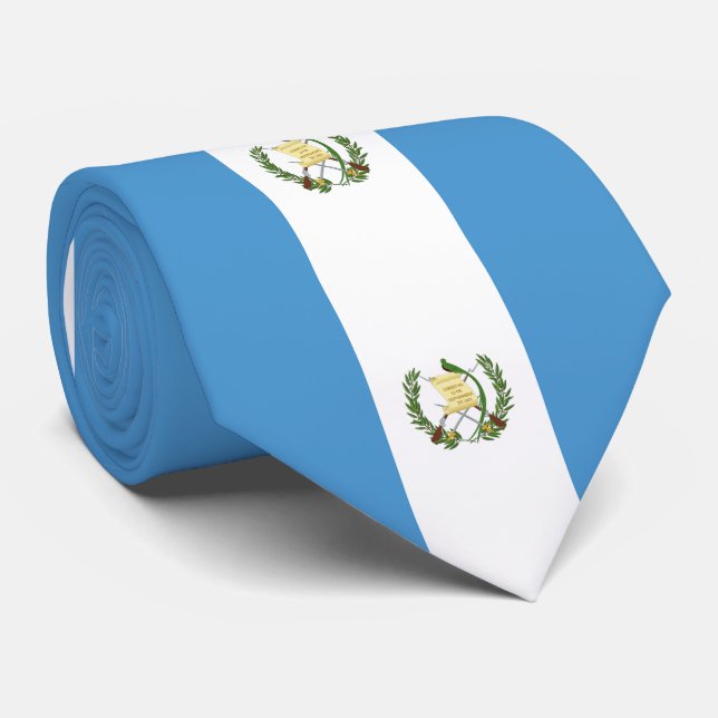 Guatemala Flag Tie (Rolled)