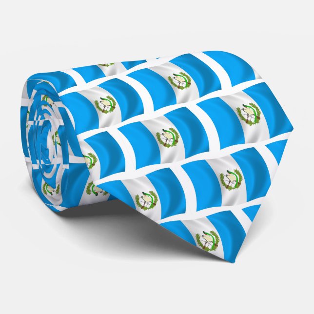 Guatemala Flag Tie (Rolled)