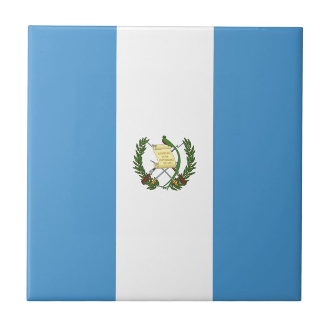 Guatemala Flag Tile (Front)