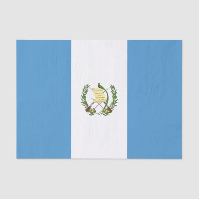 Guatemala Flag Tissue Paper (Front)