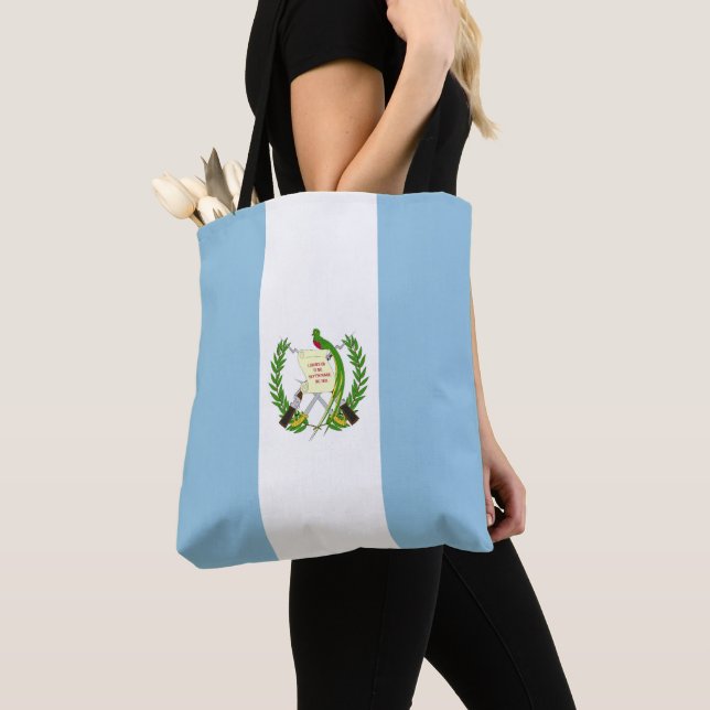 Guatemala flag tote bag (Close Up)