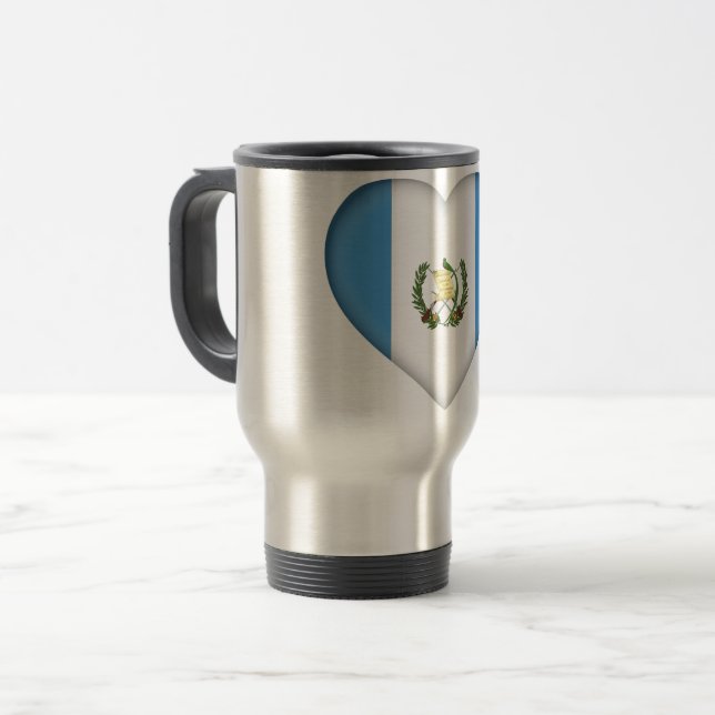 Guatemala Flag Travel Mug (Front Left)