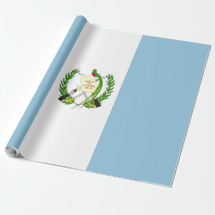 Guatemala flag wrapping paper