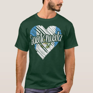 Guatemala For Men Guatemalan Heart Flag for Women T-Shirt