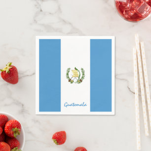 Guatemala & Guatemala Flag party fashion/sport fan Napkin