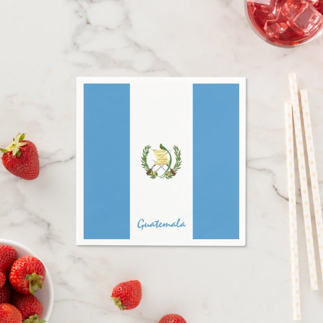 Guatemala & Guatemala Flag party fashion/sport fan Napkin (Insitu)
