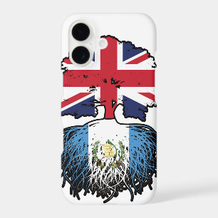 Guatemala Guatemalan British UK Tree Roots Flag