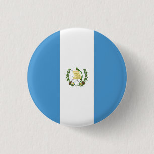 Guatemala (Guatemalan) Flag 3 Cm Round Badge