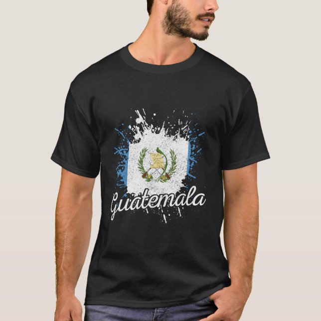 Guatemala Guatemalan Flag Pride Cha Chaa T-Shirt (Front)