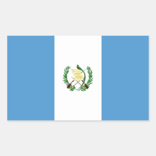 Guatemala/Guatemalan Flag Rectangular Sticker