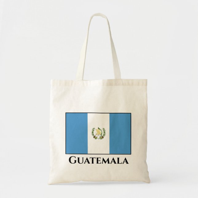 Guatemala (Guatemalan) Flag Tote Bag (Front)