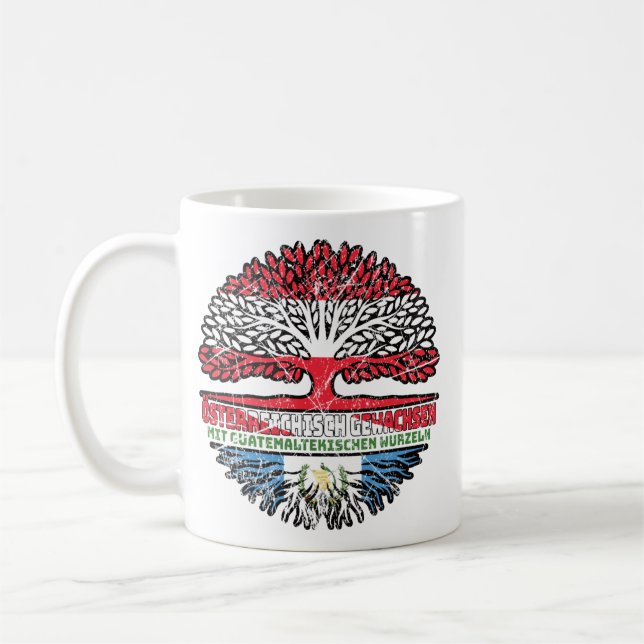Guatemala Guatemaltekisch Österreich Coffee Mug (Left)