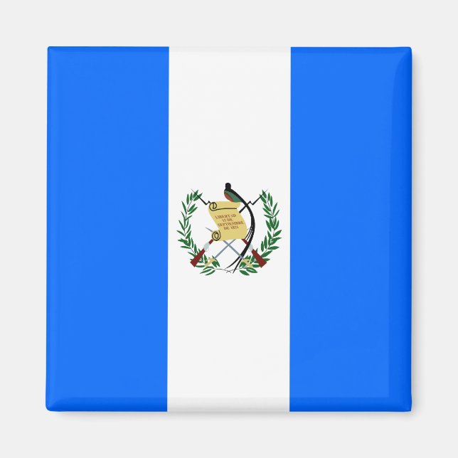 Guatemala High quality Flag Magnet (Front)