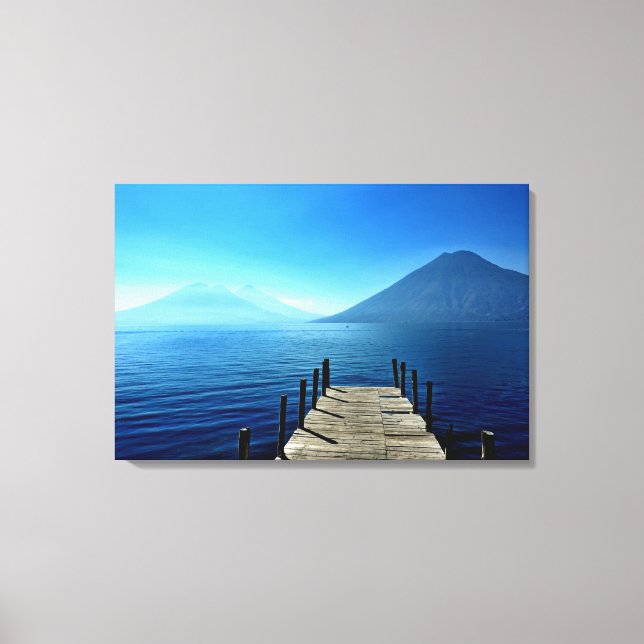 Guatemala - Lago Atitlan Sunrise Canvas Print (Front)