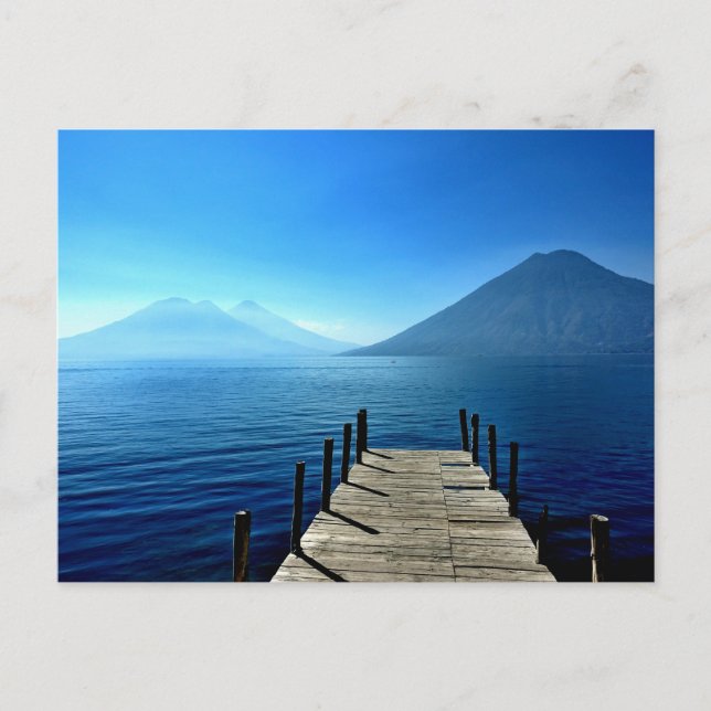 Guatemala - Lago Atitlan Sunrise Postcard (Front)