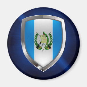 Guatemala Mettalic Emblem Magnet
