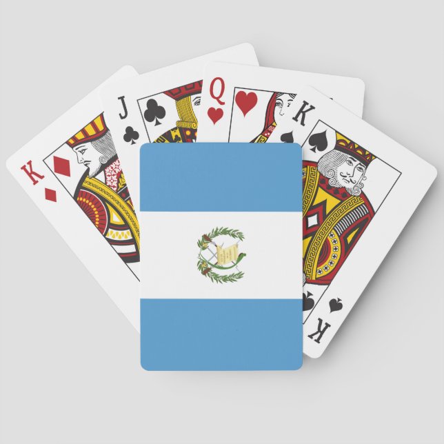 Guatemala National World Flag Playing Cards (Back)