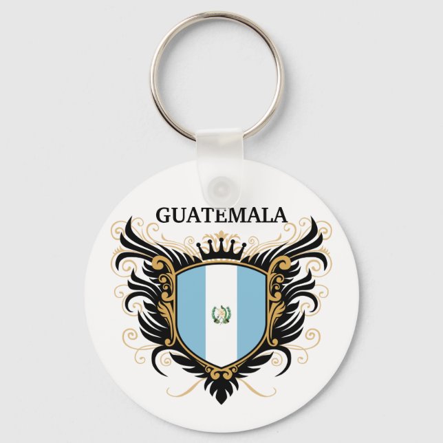 Guatemala [personalise] key ring (Front)