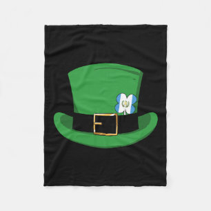 Guatemala Proud Guate Flag St. Patricks Day Leprec Fleece Blanket