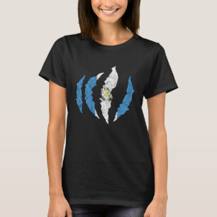Guatemala Proud Hispanic Guate Flag Guatemalan Cha T-Shirt