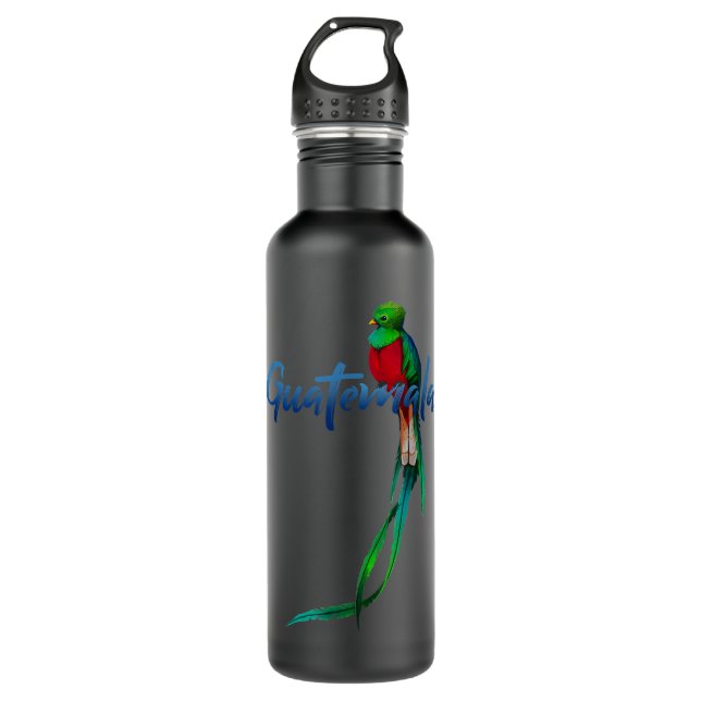 Guatemala quetzal  710 ml water bottle (Front)